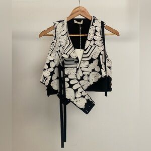 Ulla Johnson Nisha Top Size 2 100% Cotton, Ephedra